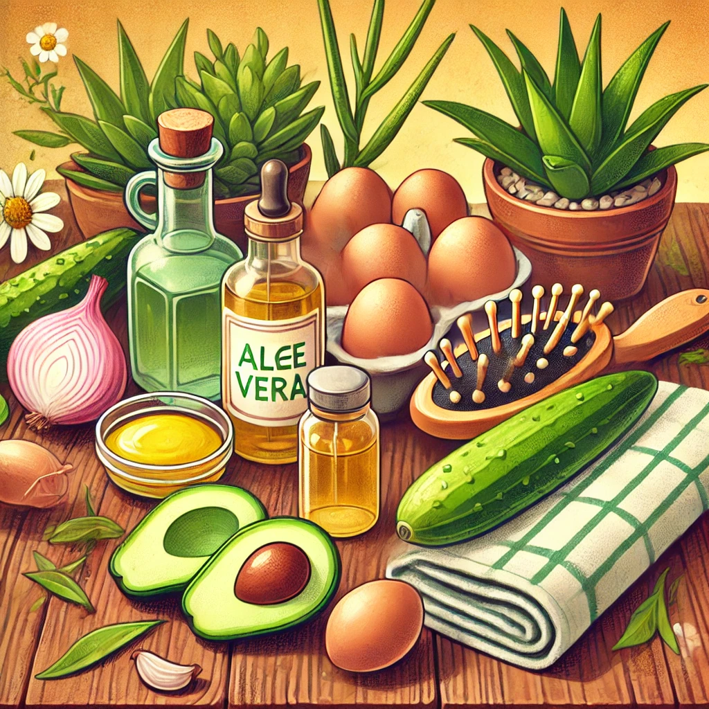 domowe środki na wypadanie włosów