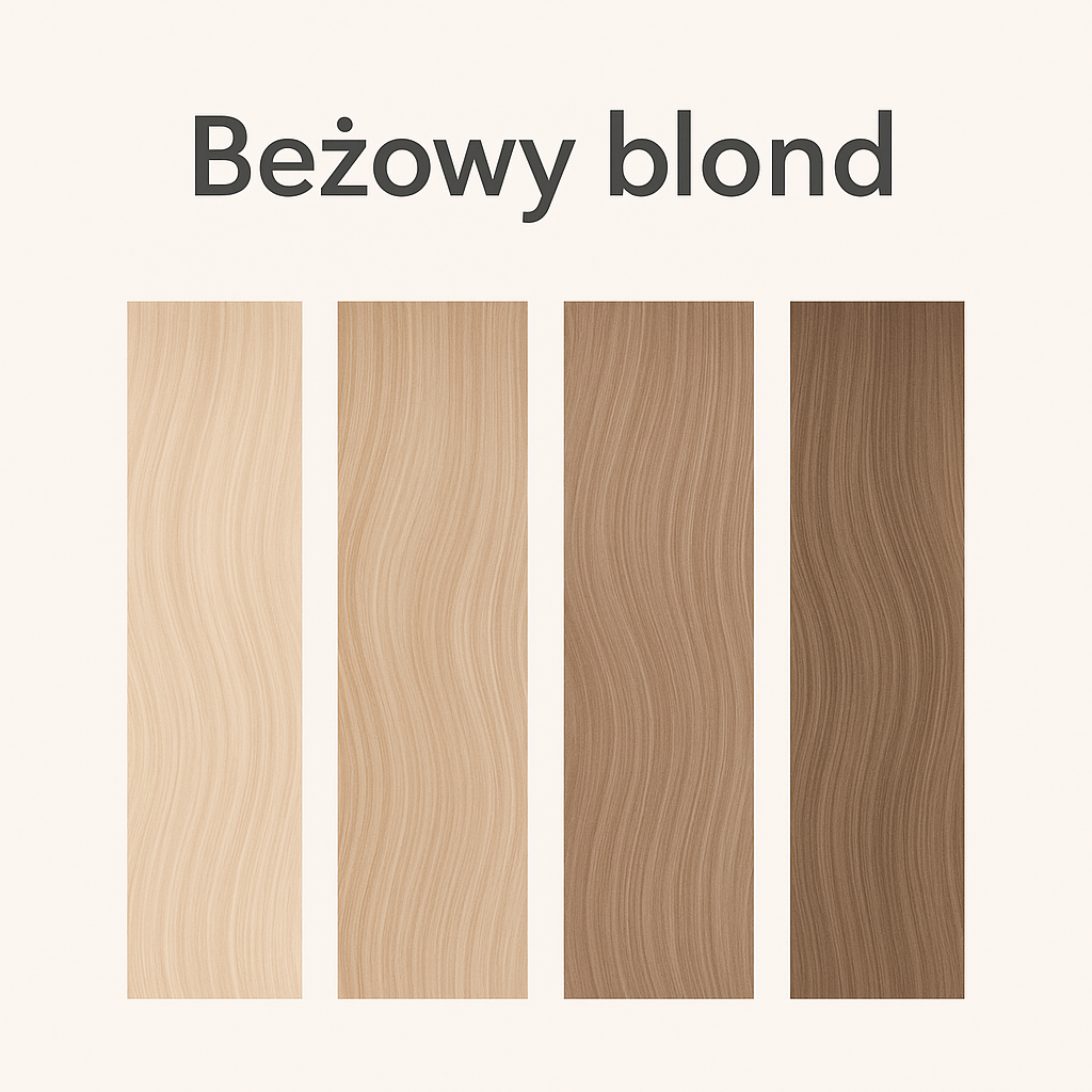 Beżowy blond – naturalny i elegancki wybór