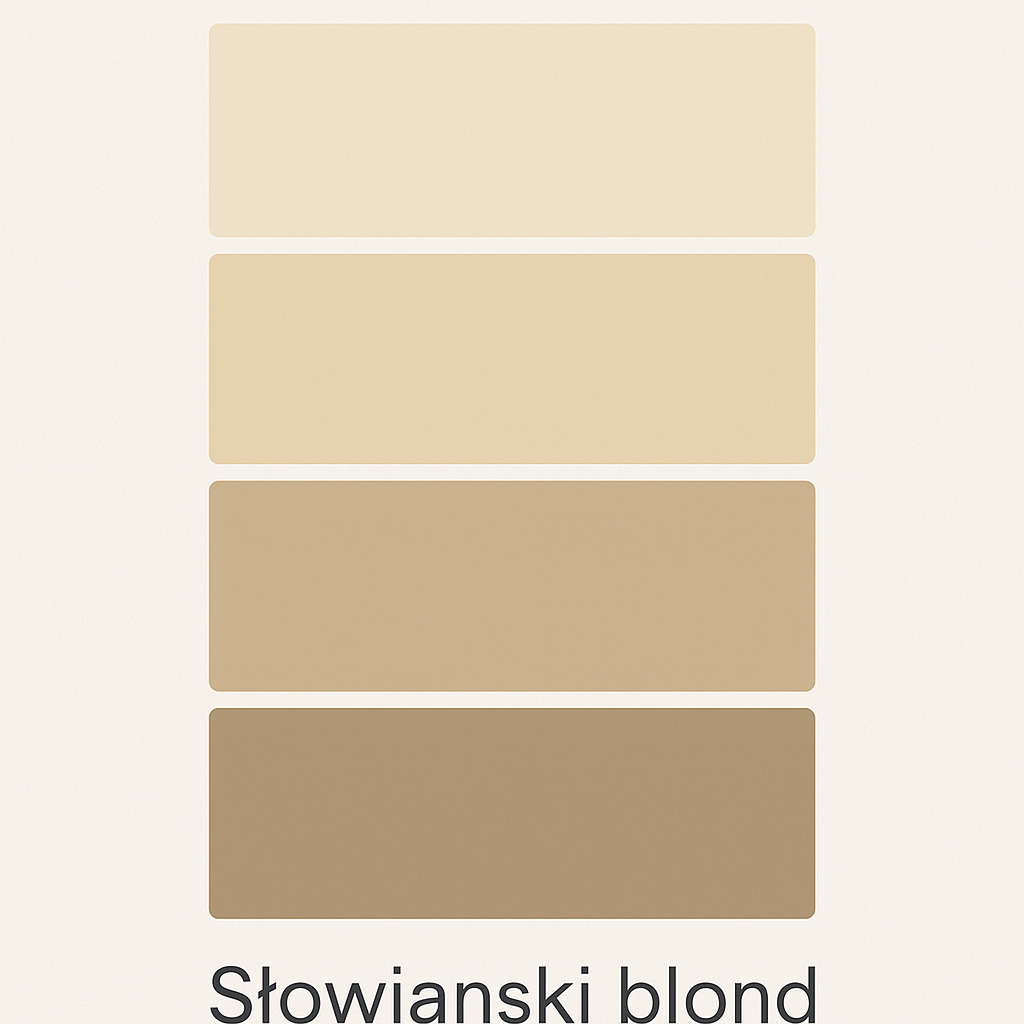 słowiański blond