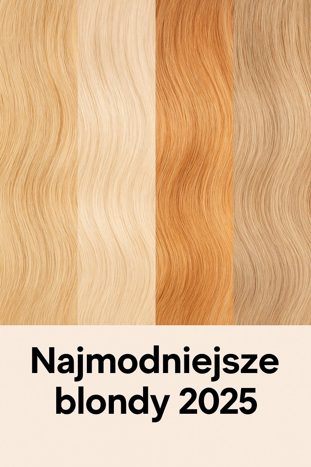 najmodniejsze blondy 2025